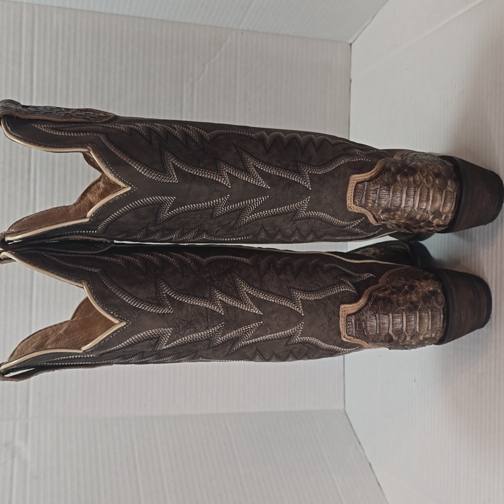 Idyllwind Women's Triad Exotic Python Western Boo… - image 6